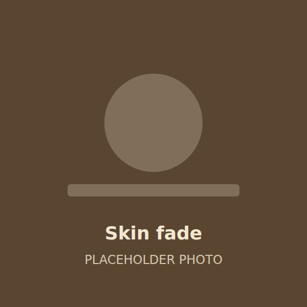 A fresh skin fade